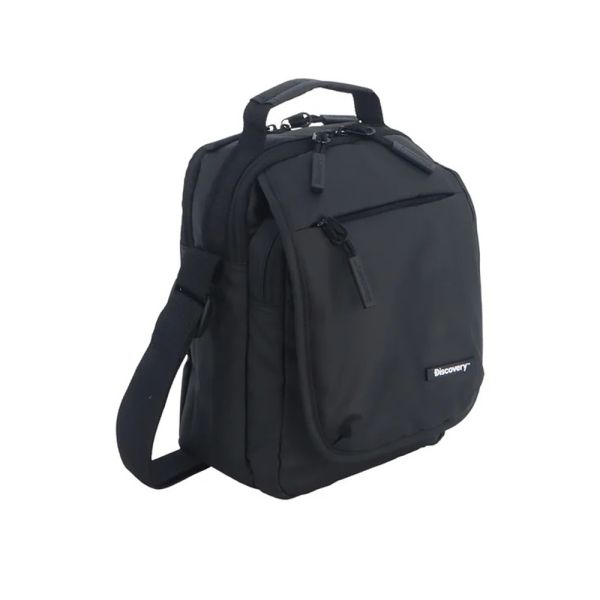 Τσάντα ανδρική ώμου & χεριού μαύρη Discover Urban Handle Shoulder Bag D03445.06 Black