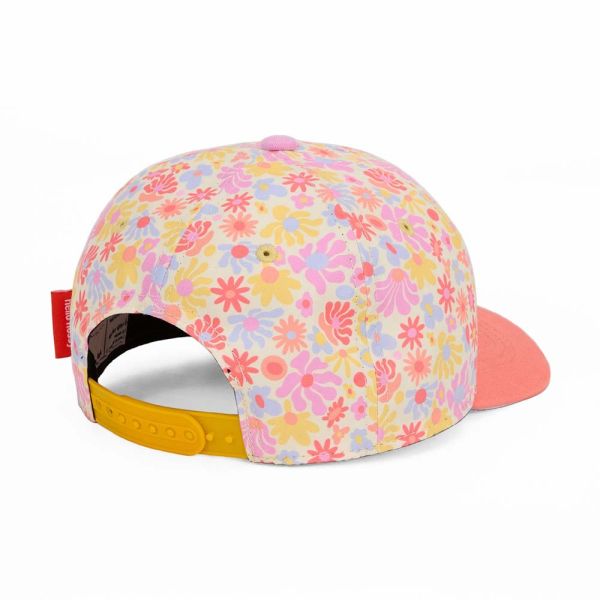 Καπέλο τζόκεϊ παιδικό καλοκαιρινό Hello Hossy Retro Flowers
