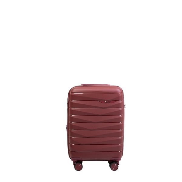 Cabin Hard Expandable Luggage 4 Wheels Paulter 1024 20”  Burgundy