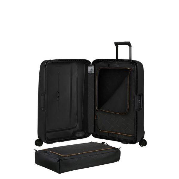 Βαλίτσα σκληρή 4 ρόδες μικρή μπλε Samsonite Essens Spinner 55 / 20 Midnight Blue