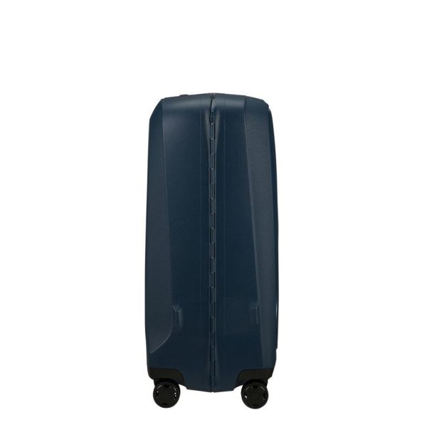 Βαλίτσα σκληρή 4 ρόδες μικρή μπλε Samsonite Essens Spinner 55 / 20 Midnight Blue