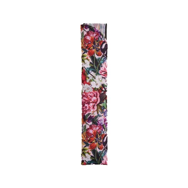 Βεντάλια ξύλινη ροζ με φλοράλ μοτίβο Cedon Flower Greeting