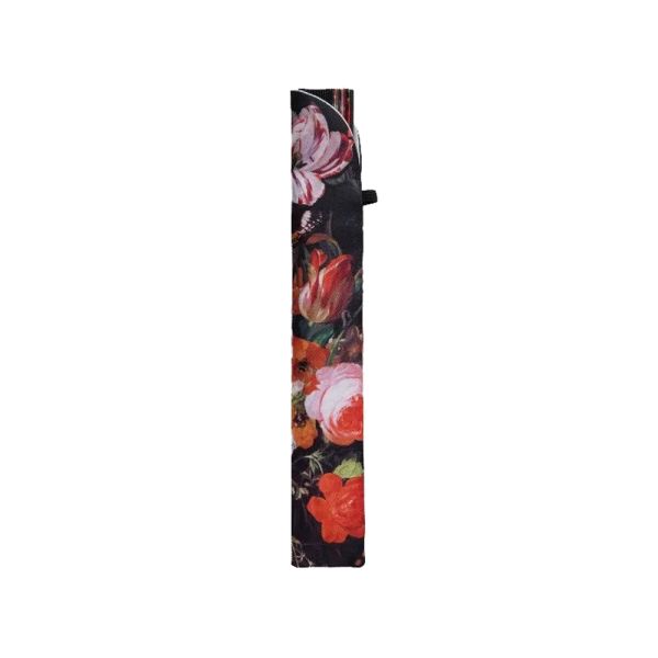 Βεντάλια ξύλινη φλοράλ μαύρη  Cedon Rachel Ruysch Bouquet