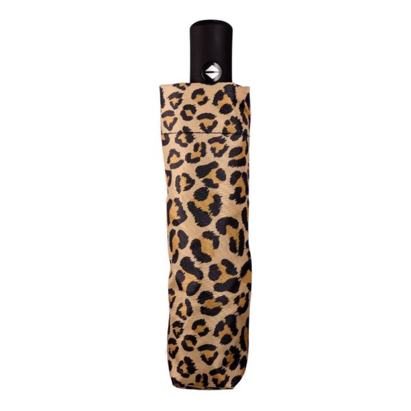 Ομπρέλα γυναικεία σπαστή animal print αυτόματο άνοιγμα - κλείσιμο Cedon Automatic Open - Close Folding Umbrella Leo