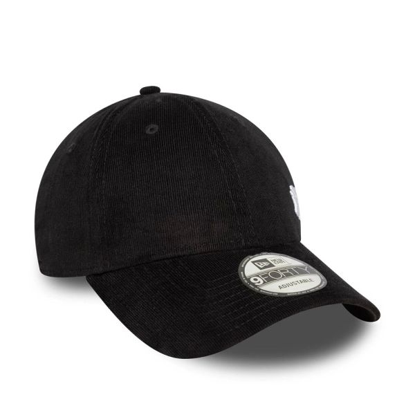 Καπέλο τζόκεϊ κοτλέ μαύρο New York Yankees New Era 9Forty Cord Flawless Cap Black