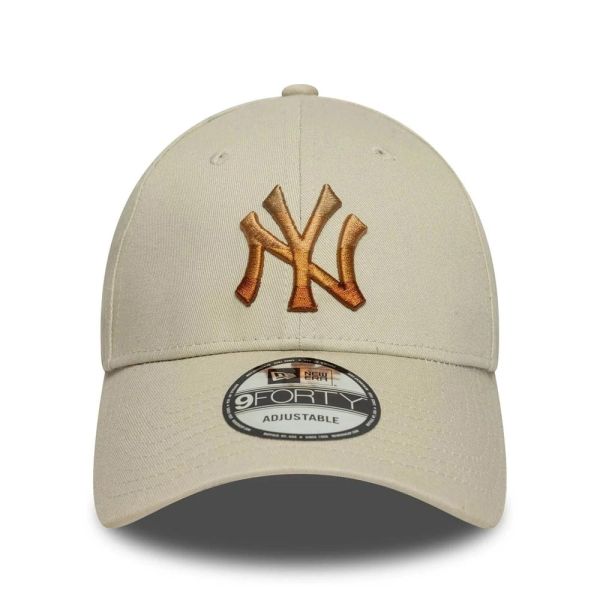 Καπέλο τζόκεϊ μπεζ New York Yankees New Era 9Forty Ombre Infill