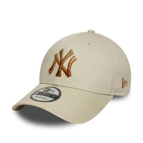 Καπέλο τζόκεϊ μπεζ New York Yankees New Era 9Forty Ombre Infill