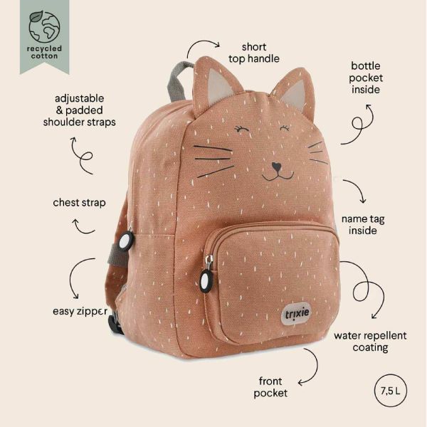 Σακίδιο πλάτης παιδικό γατούλα  Trixie Backpack Mrs. Cat