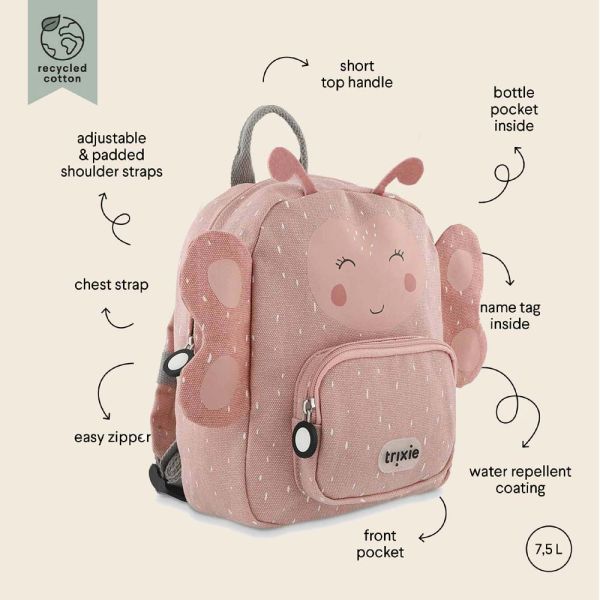 Σακίδιο πλάτης παιδικό πεταλούδα  Trixie Backpack Mrs.Butterfly