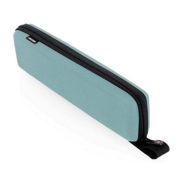 Ομπρέλα mini σπαστή μονόχρωμη σιέλ Knirps X4U Ultra Light Slim Manual Folding Umbrella Lake