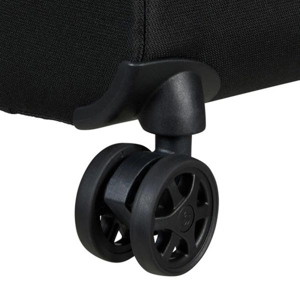 Βαλίτσα μαλακή μαύρη καμπίνας  4 ρόδες Samsonite Litebeam  Spinner  55 cm