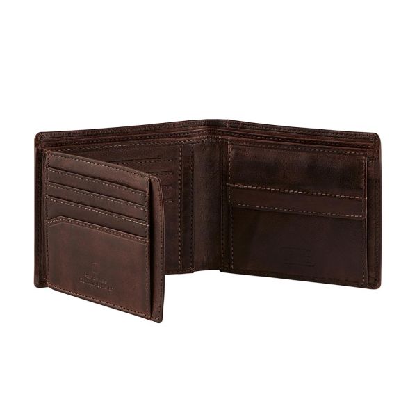 Πορτοφόλι δερμάτινο οριζόντιο καφέ Camel Active Dust Wallet Brown