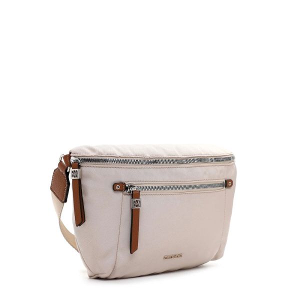 Τσαντάκι γυναικείο χιαστί μπεζ  Emily & Noah Esther