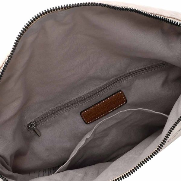 Τσαντάκι γυναικείο χιαστί μπεζ  Emily & Noah Esther