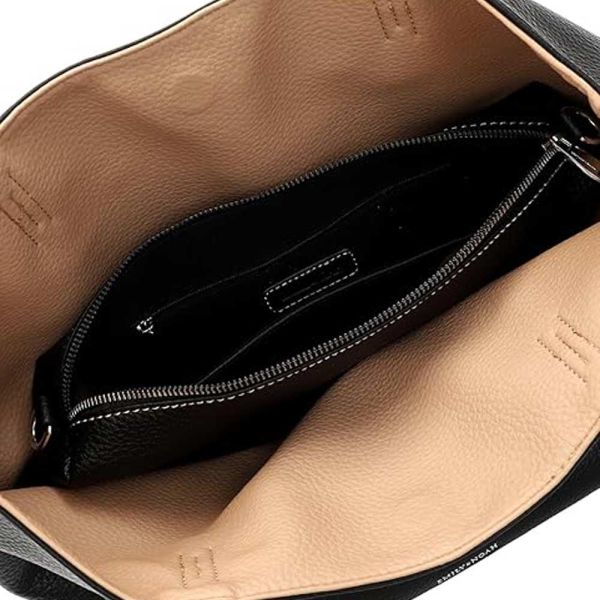 Τσάντα ώμου - χιαστί γυναικεία μαύρη Emily & Noah Eva