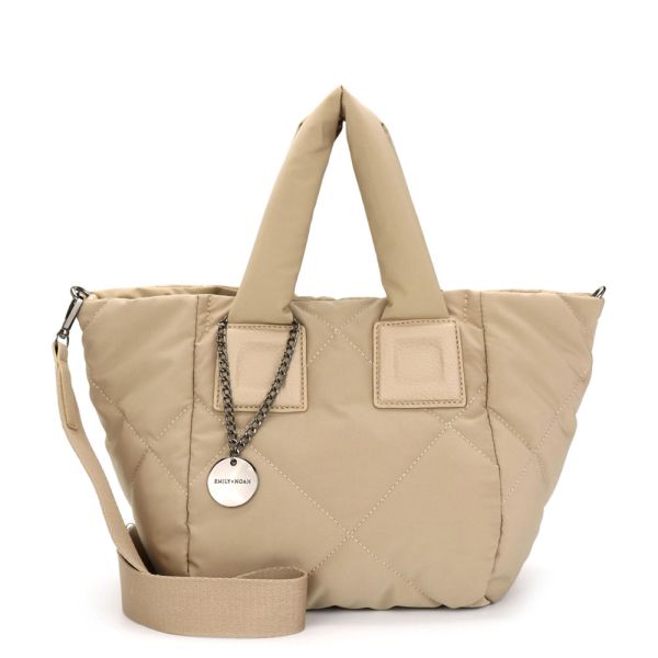 Γυναικεία τσάντα χεριού - χιαστί μπεζ  Emily & Noah Hanni Shopping Bag Sand