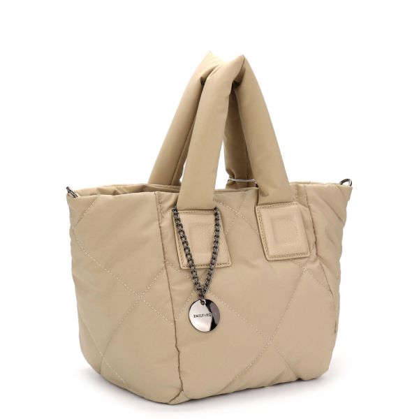 Γυναικεία τσάντα χεριού - χιαστί μπεζ  Emily & Noah Hanni Shopping Bag Sand