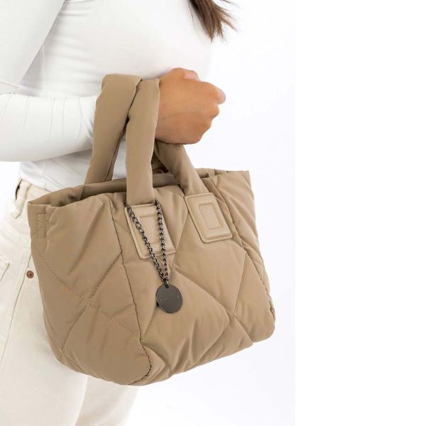 Γυναικεία τσάντα χεριού - χιαστί μπεζ  Emily & Noah Hanni Shopping Bag Sand