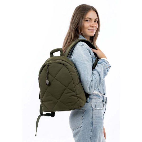 Σακίδιο πλάτης γυναικείο λαδί Emily & Noah Hanni Olive Green
