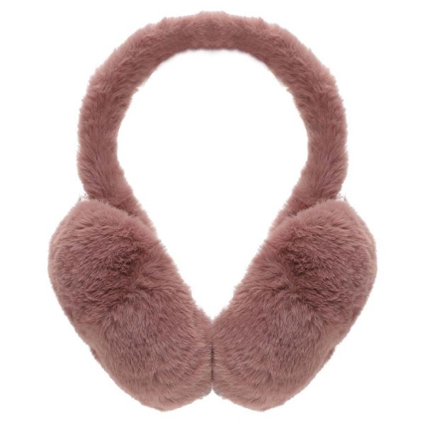 Γυναικεία γούνινα καλύμματα αυτιών ροζ Emily & Noah Hara Earmuff