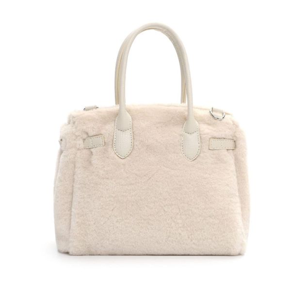 Γυναικεία τσάντα χεριού - χιαστί εκρού  Emily & Noah Heather Ecru