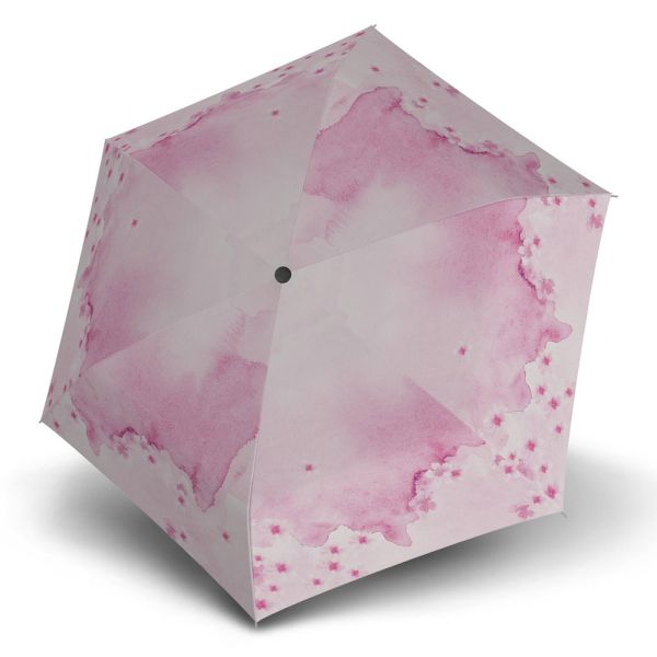 Ομπρέλα mini σπαστή ροζ Knirps US.050 Ultra Light Slim Manual Folding Umbrella Sakura Romance Pink