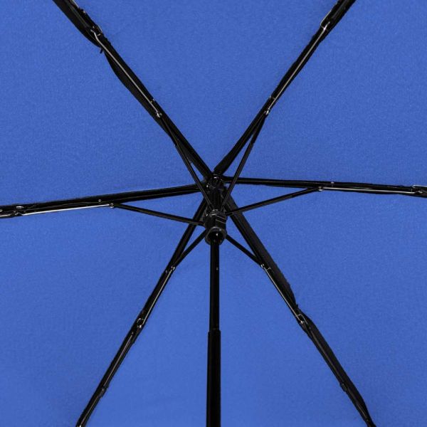 Ομπρέλα mini σπαστή μονόχρωμη μπλε Knirps X4U Ultra Light Slim Manual Folding Umbrella Neon Blue