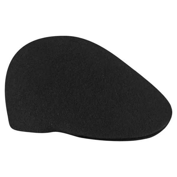 Καπέλο τραγιάσκα χειμερινό μάλλινο μαύρο Kangol Seamless Wool 507 Black K0875FA-BK001