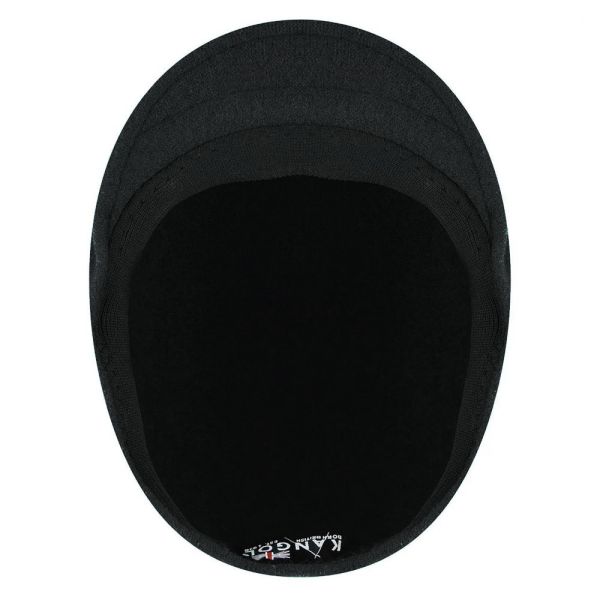 Καπέλο τραγιάσκα χειμερινό μάλλινο μαύρο Kangol Seamless Wool 507 Black K0875FA-BK001