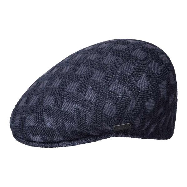 Καπέλο τραγιάσκα  μπλε Kangol Cross Wave 504 Hazy Indigo Καπέλο τραγιάσκα  μπλε Kangol Cross Wave 504 Hazy Indigo