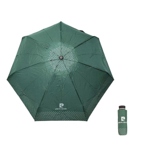 Ομπρέλα  μίνι  σπαστή χειροκίνητη πράσινη Pierre Cardin Folding Umbrella PC - 7215 Ομπρέλα  μίνι  σπαστή χειροκίνητη πράσινη Pierre Cardin Folding Umbrella PC - 7215
