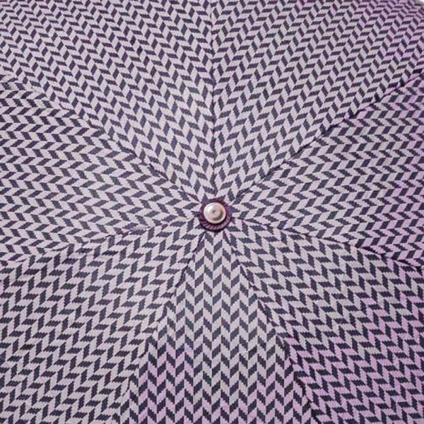 Ομπρέλα  μίνι  σπαστή χειροκίνητη ψαροκόκαλο μπλε - ροζ Pierre Cardin Folding Umbrella PC - 7225