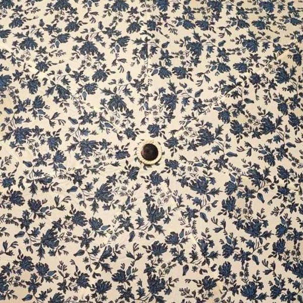 Ομπρέλα γυναικεία mini σπαστή χειροκίνητη φλοράλ εκρού Pierre Cardin PC-7235