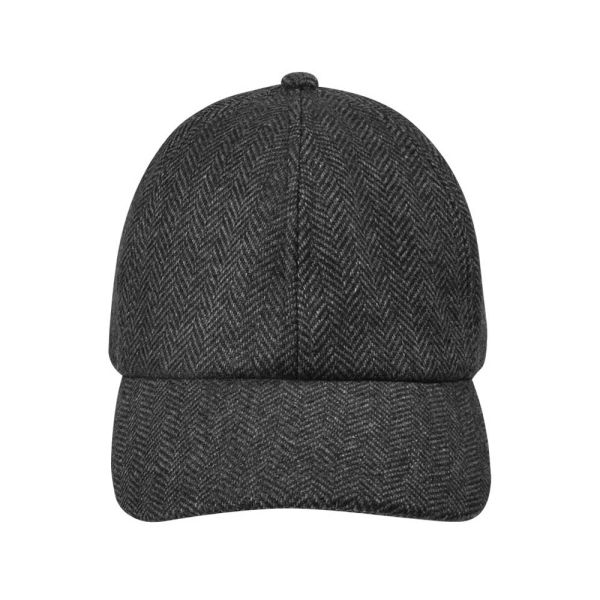 Καπέλο τζόκεϊ  χειμερινό ψαροκόκαλο γκρι