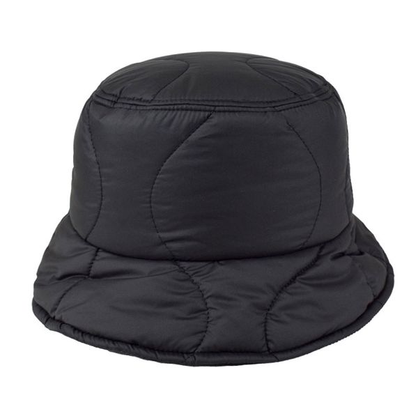 Καπέλο αδιάβροχο γυναικείο χειμερινό καπιτονέ μαύρο