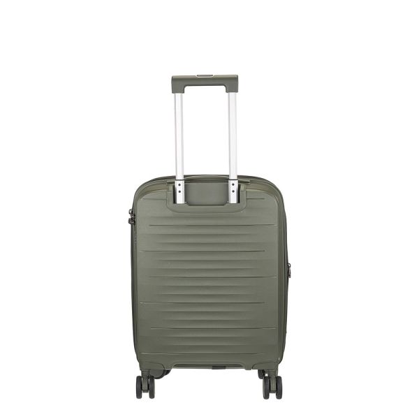 Βαλίτσα μικρή σκληρή επεκτάσιμη λαδί με 4 ρόδες Xplorer 178 20''