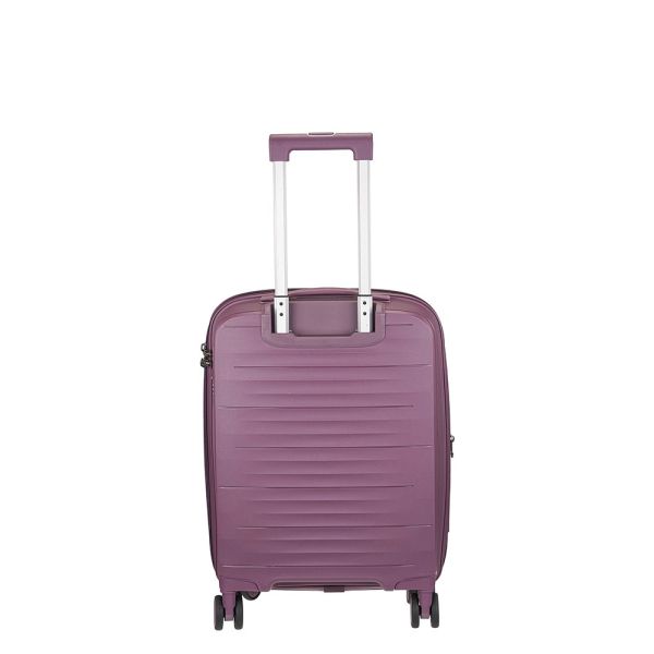 Βαλίτσα μικρή σκληρή επεκτάσιμη μωβ με 4 ρόδες Xplorer 178 20''