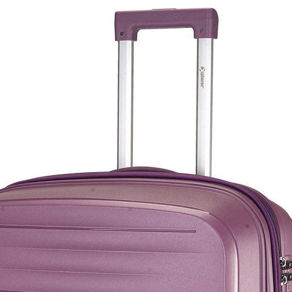 Βαλίτσα μεσαία σκληρή επεκτάσιμη μωβ με 4 ρόδες Xplorer 178 24''