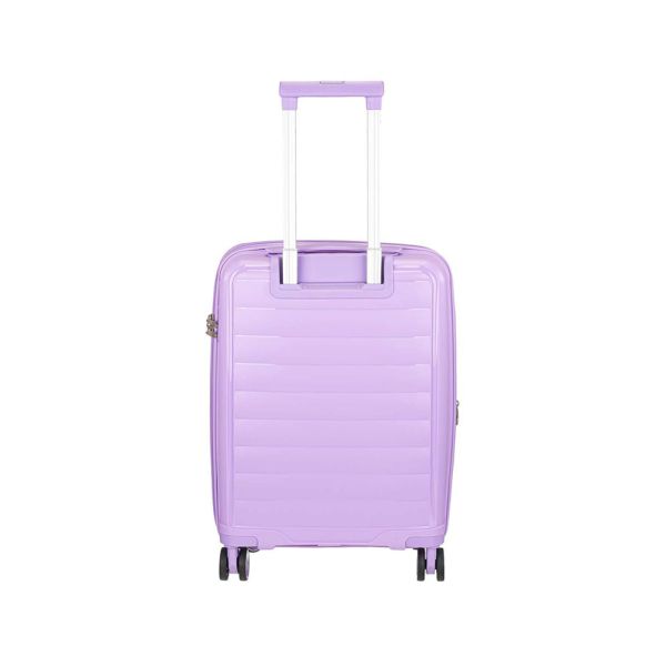 Βαλίτσα σκληρή επεκτάσιμη μικρή λιλά με 4 ρόδες RCM 225 20''