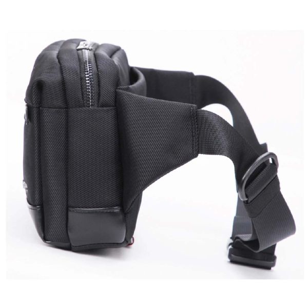 Τσαντάκι μέσης ανδρικό μαύρο Guy Laroche Waist Bag Black