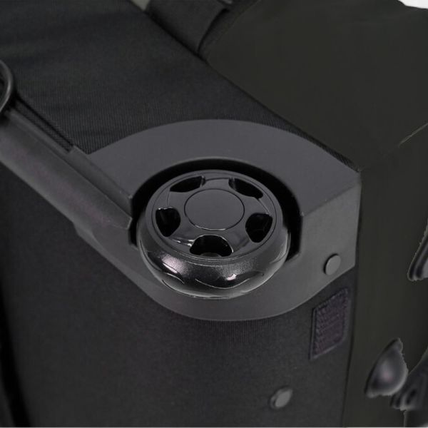 Τσάντα ταξιδίου καμπίνας - σακίδιο πλάτης μαύρο με 2 ρόδες Paulter 3035