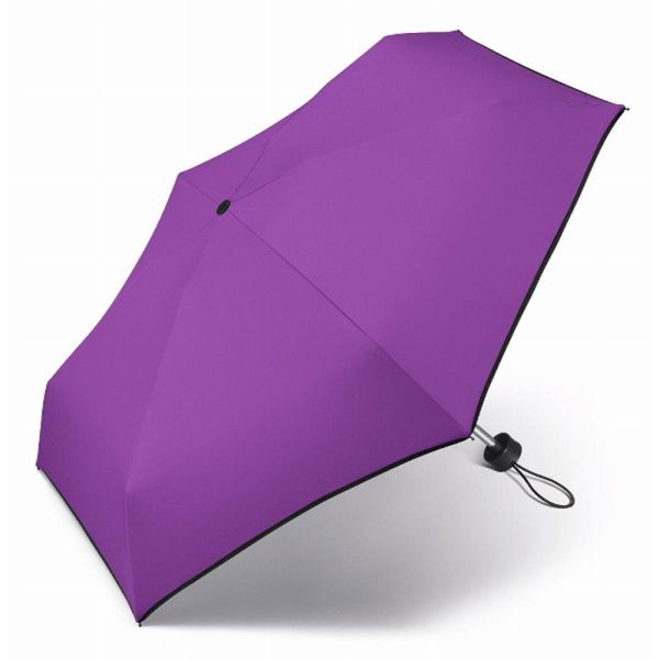 Ομπρέλα μίνι σπαστή μωβ Happy Rain Essentials Purple