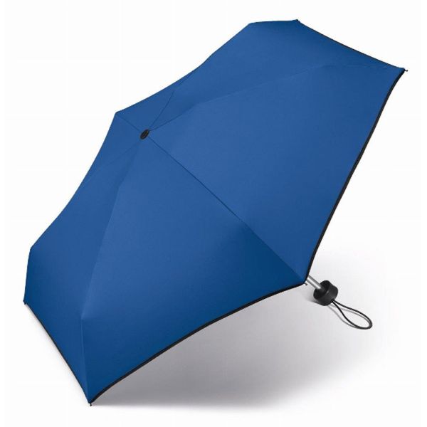 Ομπρέλα μίνι σπαστή μπλε ρουά Happy Rain Essentials Royal Blue