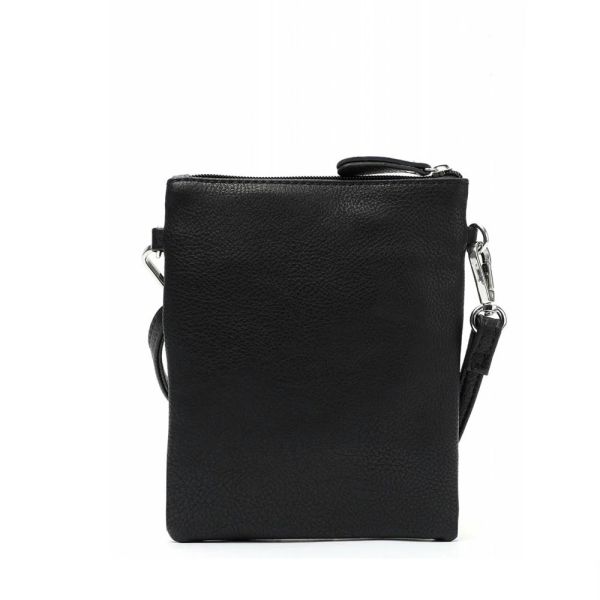 Τσαντάκι γυναικείο χιαστί μαύρο  Emily & Noah Emma