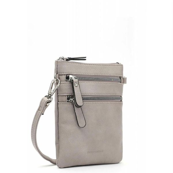 Τσαντάκι γυναικείο χιαστί μπεζ  Emily & Noah Emma