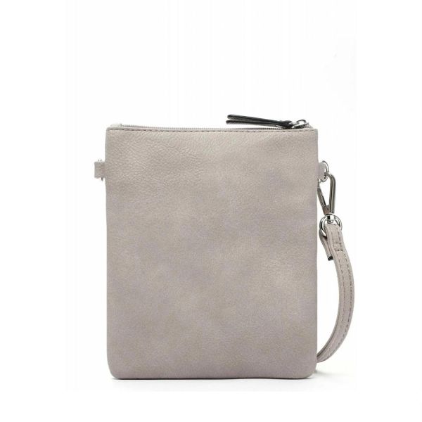 Τσαντάκι γυναικείο χιαστί μπεζ  Emily & Noah Emma