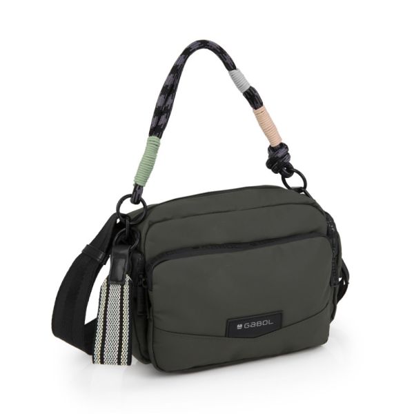 Τσάντα ώμου - χιαστί γυναικεία λαδί Gabol Mina