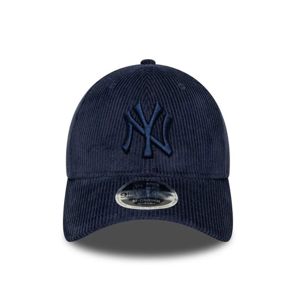 Καπέλο τζόκεϊ κοτλέ μπλε New York Yankees New Era 9Forty MLB Cord M-Crown Cap Navy