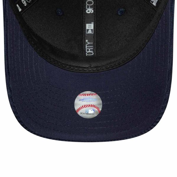 Καπέλο τζόκεϊ κοτλέ μπλε New York Yankees New Era 9Forty MLB Cord M-Crown Cap Navy