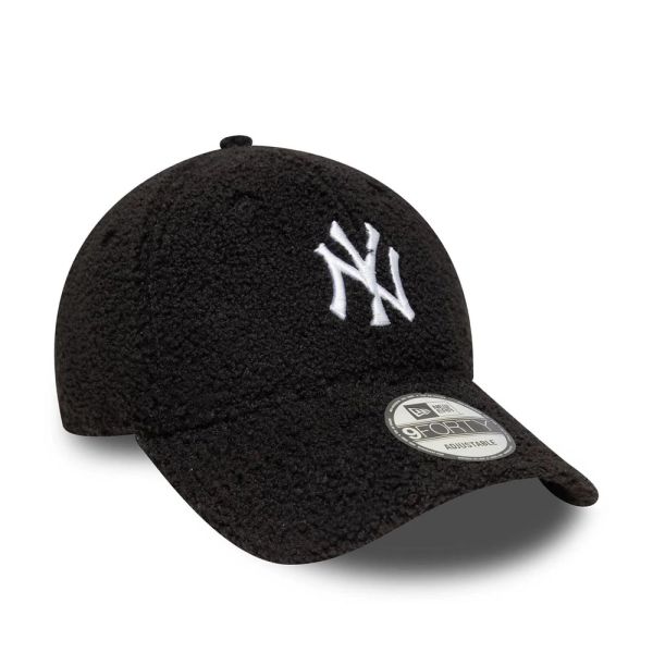 Καπέλο τζόκεϊ μπουκλέ μαύρο New York Yankees New Era 9Forty Borg Neyyan Cap Black / White